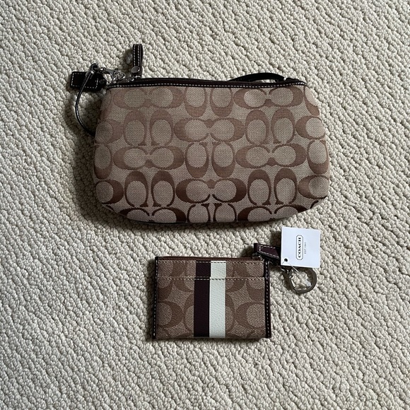 Coach Handbag and Matching Card Holder (wallet) - Picture 3 of 3